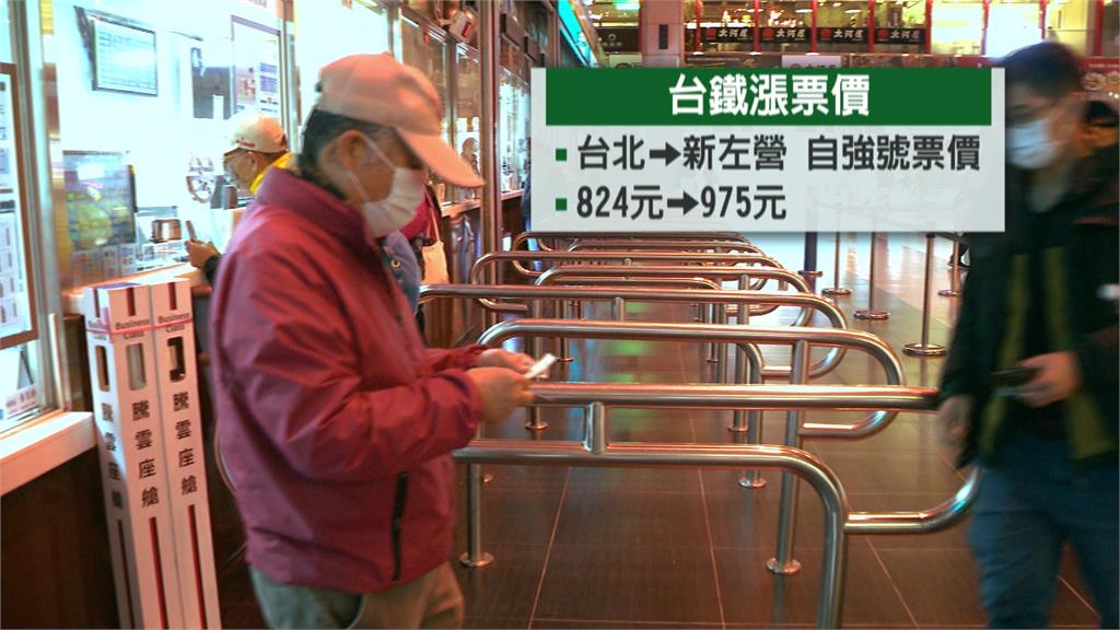 撐不住!台鐵票價平均漲26.8% 最快上半年上路