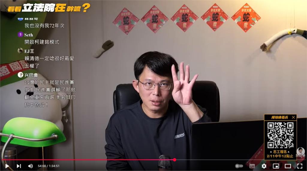 黃國昌稱「4點起床在孫文遺像前背三民主義」！建中校友開酸：沒朋友又很笨