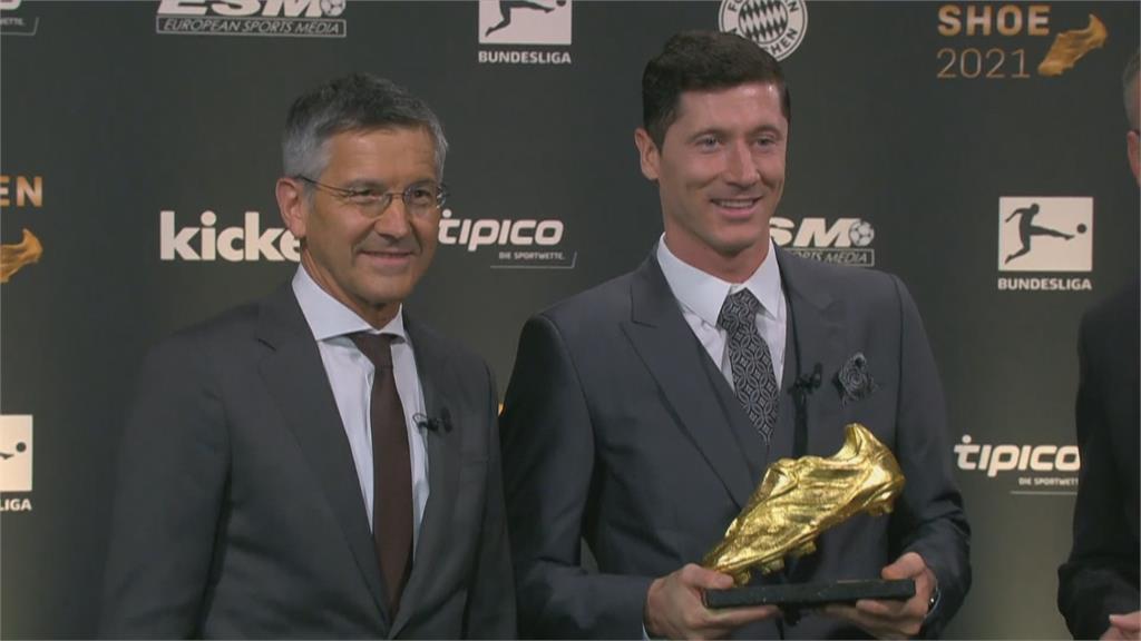 力壓梅西與C羅　波蘭球星萊萬多夫斯基獲歐洲金靴獎