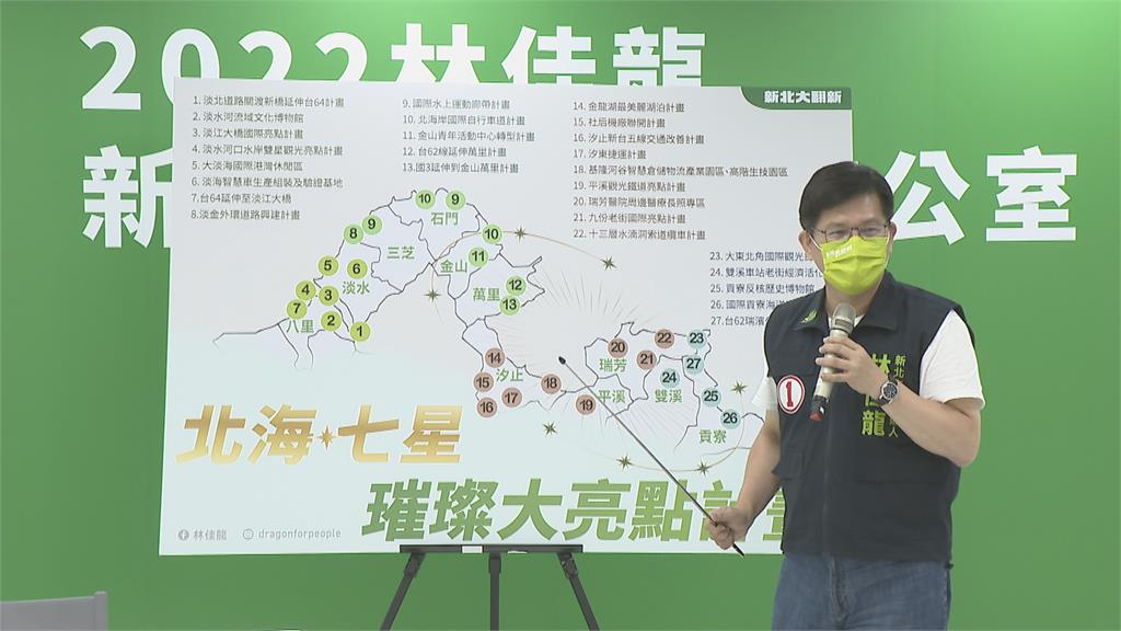 控侯友宜選前之夜兩個場地都要! 林佳龍:一個屁股坐兩張椅子