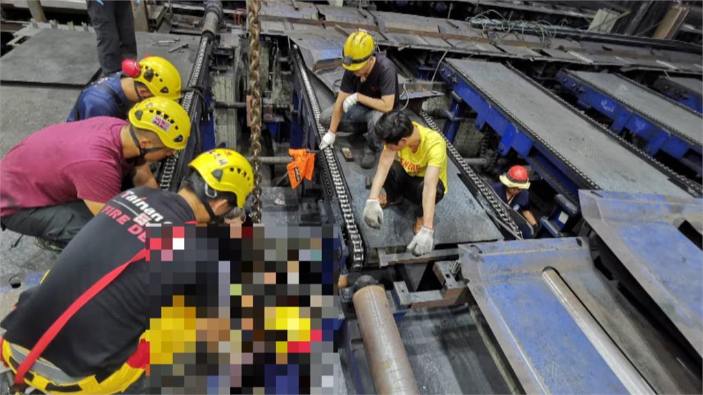 台南鋼鐵廠員工遭機具捲入身亡　廠方遭勒令停工　處30萬罰鍰
