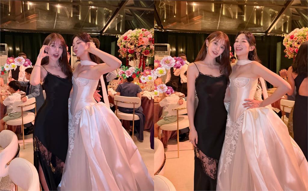 尹恩惠「薄紗開衩洋裝」現身好友婚禮！遭轟「搶新娘風頭」不忍反擊：哈哈哈