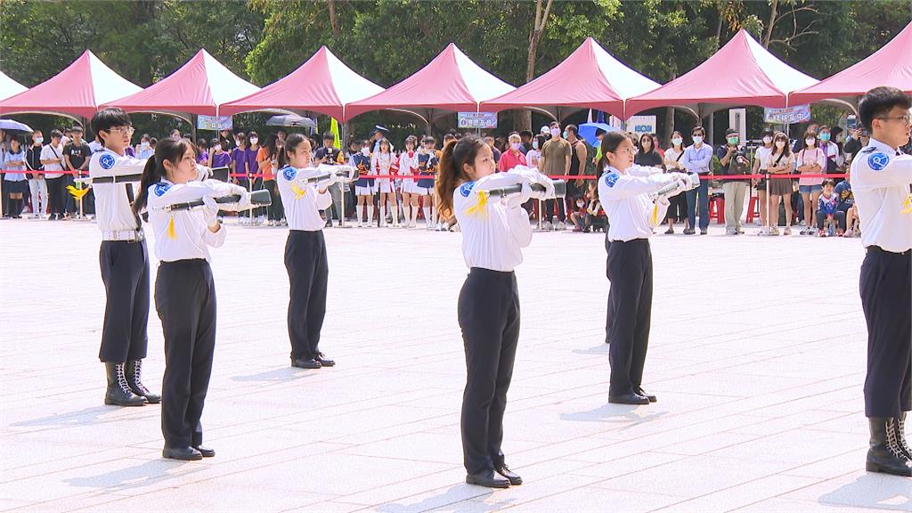 推廣全民國防教育 高中學校儀隊競賽中部出賽登場