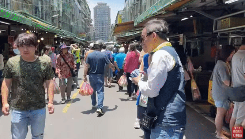 掃街遭市場阿北嗆聲…葉元之反酸「哎喲好怕喔」直播全錄!網傻眼:好白目