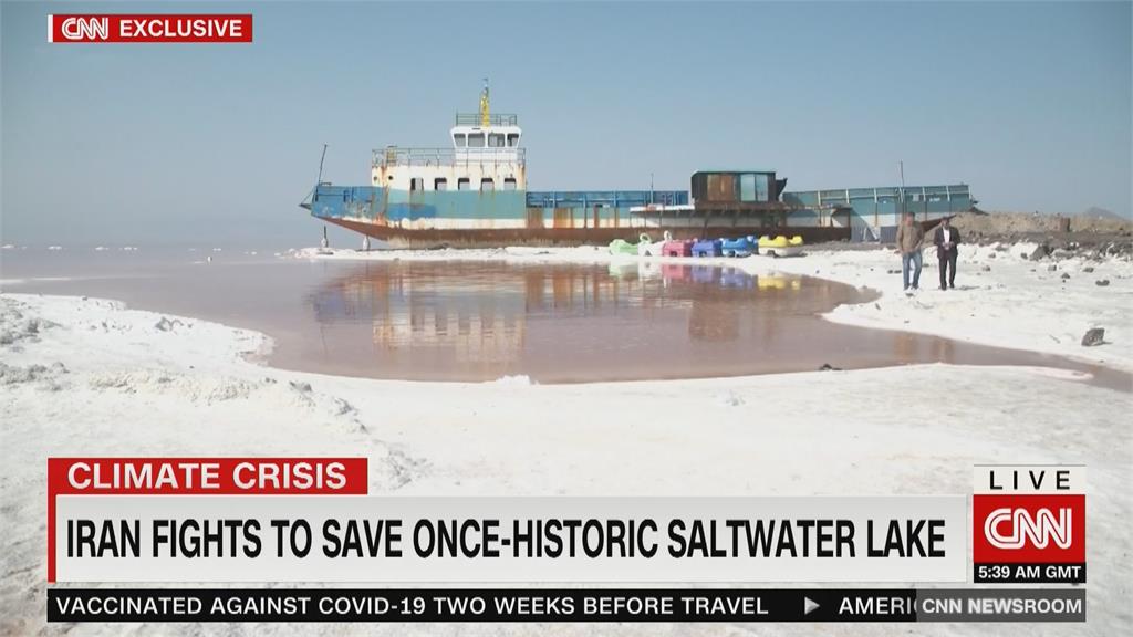 曾是中東最大！　伊朗「爾米亞湖」30年淪鹽沙漠