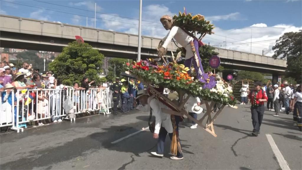哥倫比亞花卉節永恆春季之城　逾540面花牌鮮豔吸睛