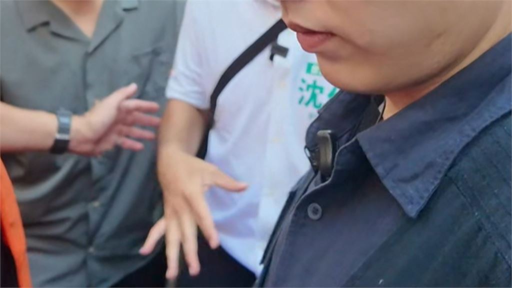 選戰拚到掛彩!沈伯洋掃街痛到甩手 週日大車掃「改道」防擾民、保安全