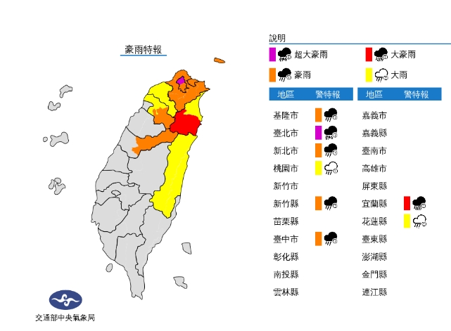 快新聞／颱風外圍環流發威！雨彈襲8縣市　台北防「超大豪雨」