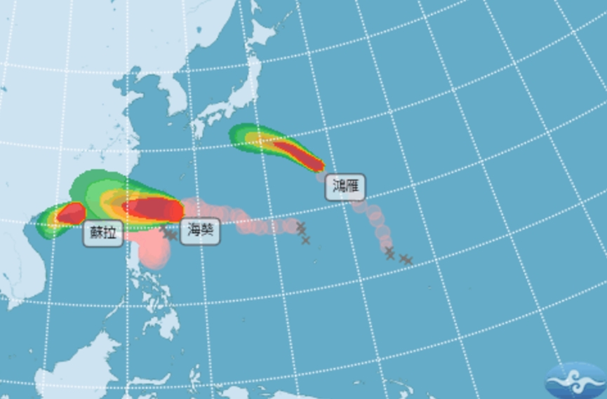強度、暴風圈持續擴大！海葵進逼台灣…氣象局「1張圖」揭最新動態