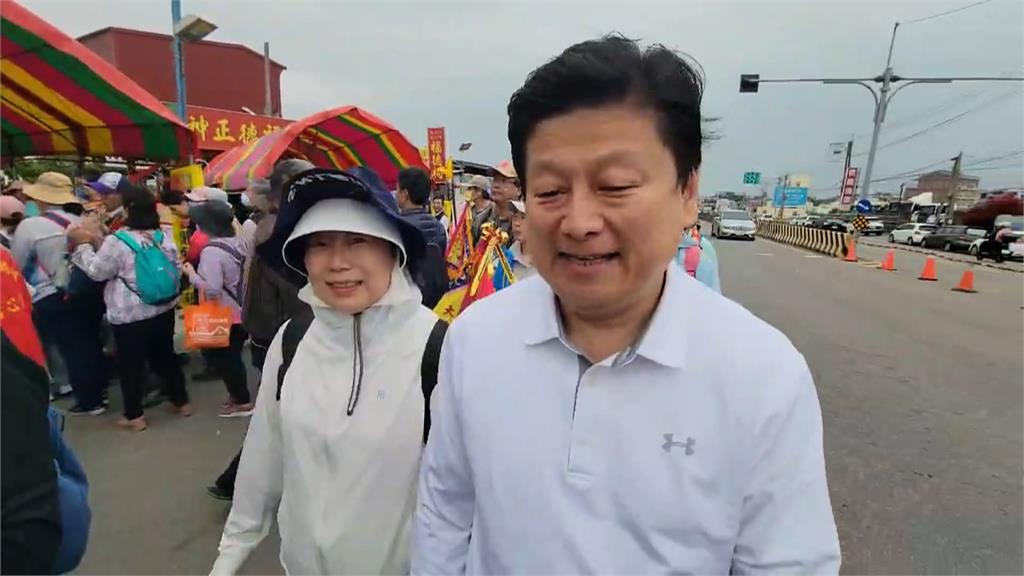 不怕重演去年被白沙媽無視窘境?傅崐萁夫妻站C位恭送大甲媽起駕