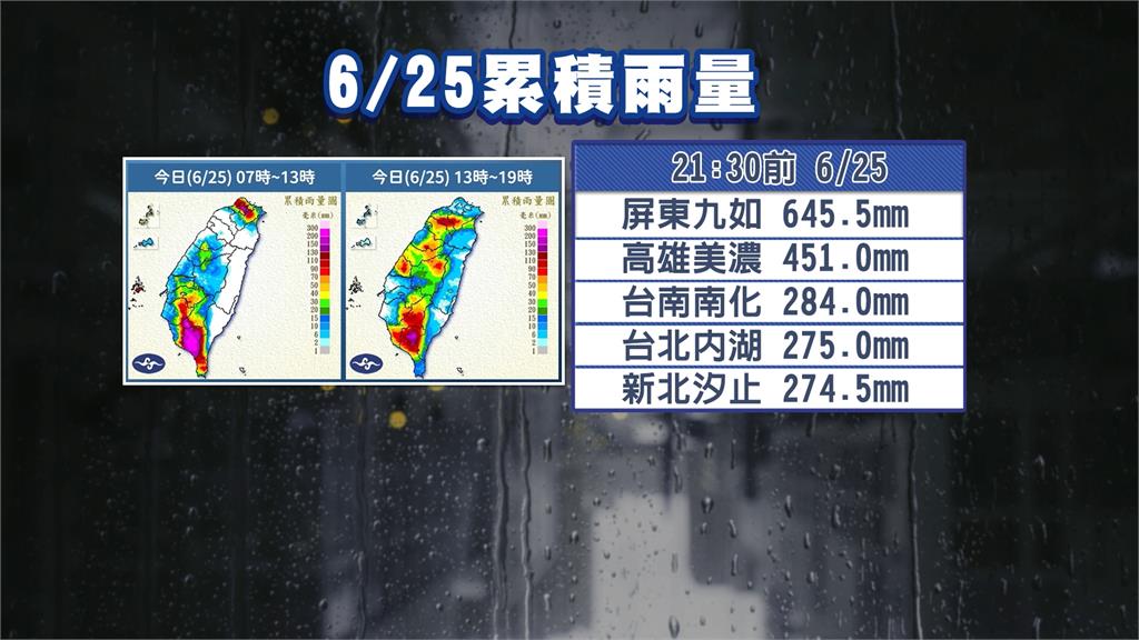 米克拉持續北上！　高屏防大豪雨　屏東單日雨量破600毫米