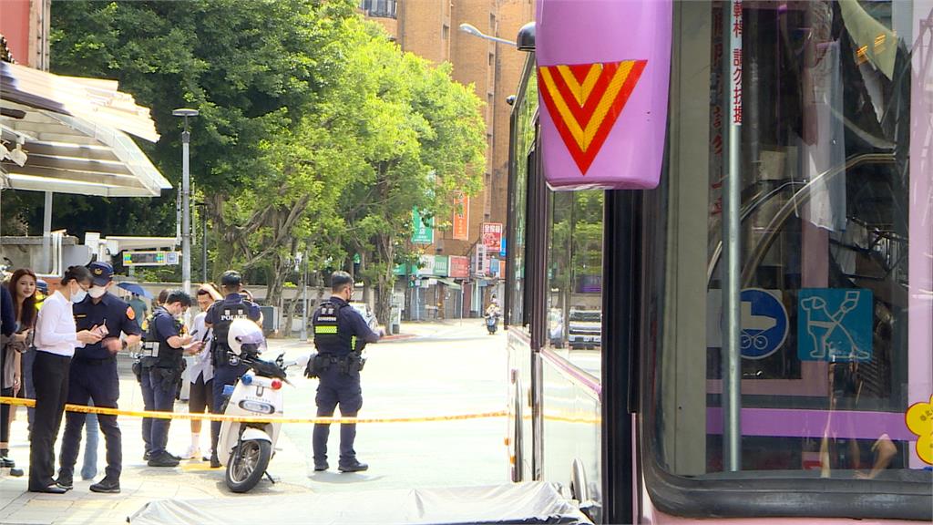 83歲老婦疑貪方便從公車頭闖越　視線死角遭輾過亡
