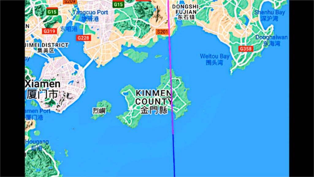 中國班機飛越金門上空 學者:意圖操作「台海內海化」