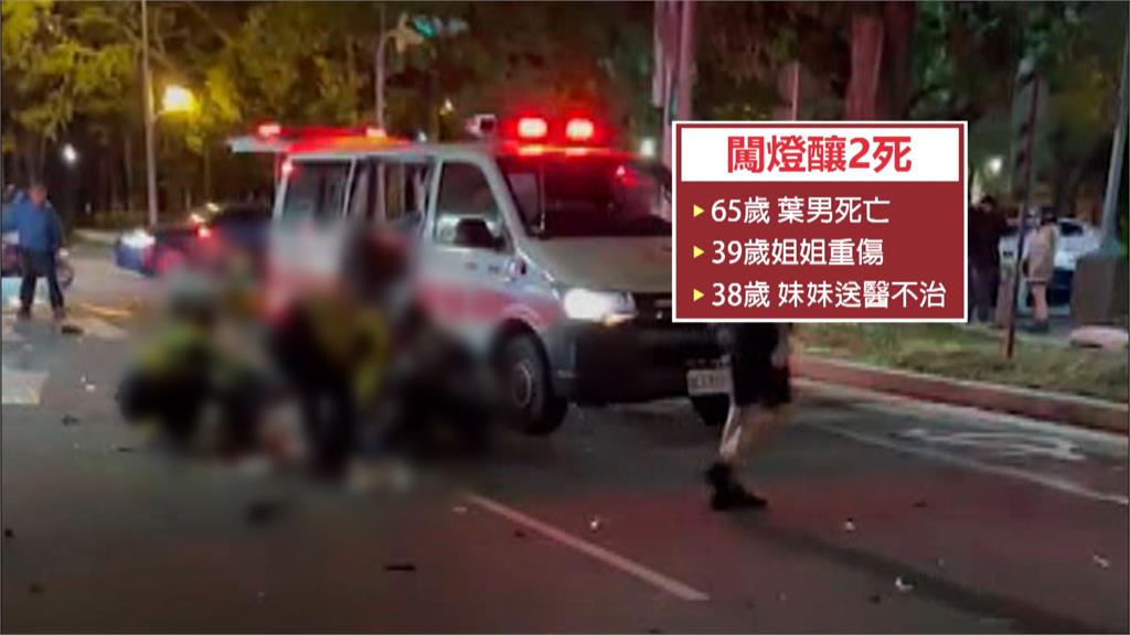 台中肇逃男釀2死1傷 涉加重毒駕收押禁見