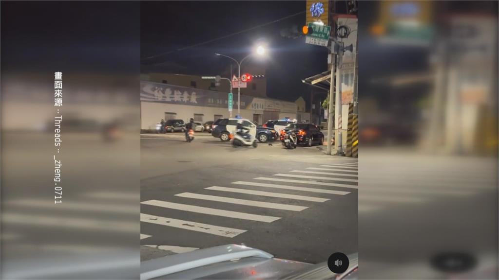 闖燈遭攔查! 駕駛拒檢辱罵警 "雙方爆拉扯"警強力壓制