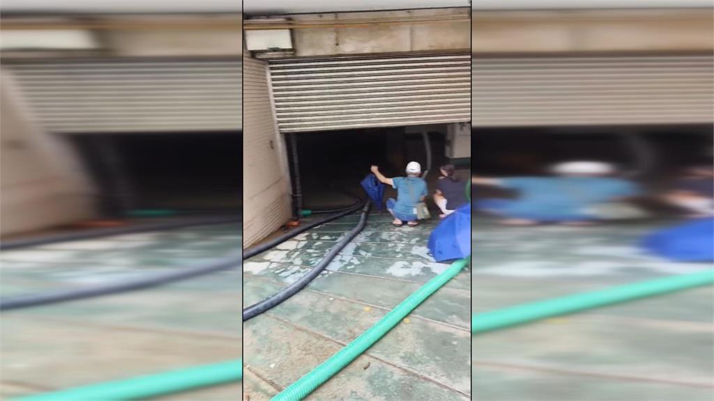 屏東麟洛排水護岸"潰堤"! 萬丹興化國小災損破百萬