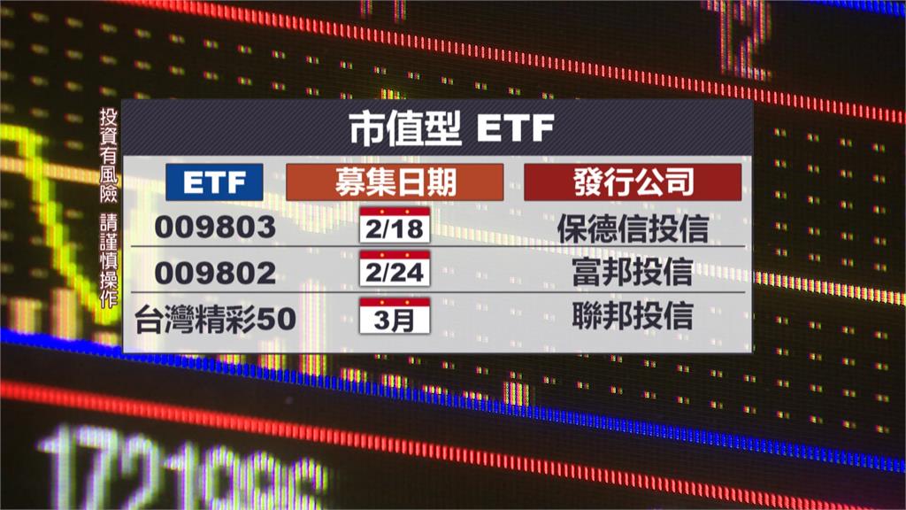 高股息ETF熱潮過了？　3檔市值型ETF將開始募集