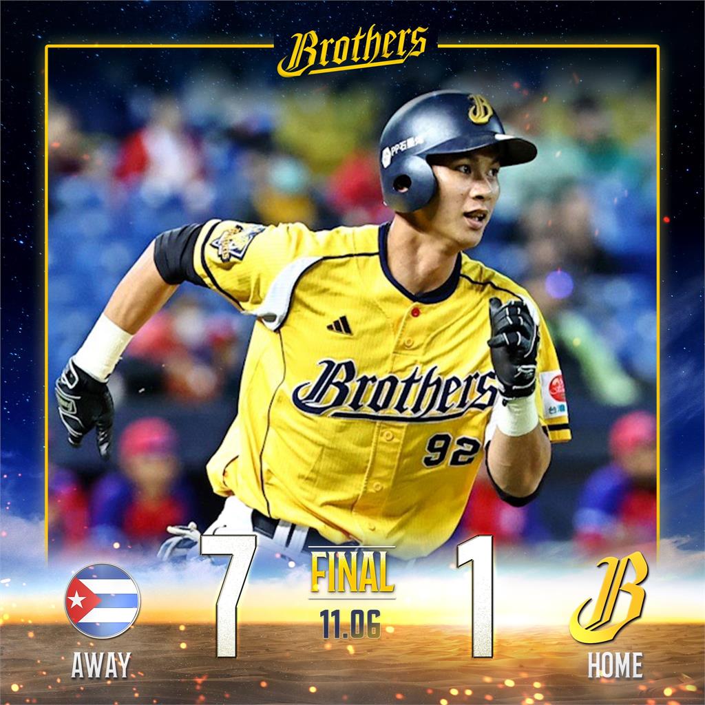 12強賽/「紅色閃電」震撼教育!古巴國家隊7:1勝中信兄弟