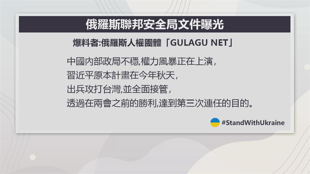 習近平拚連任野心 俄機密文件:擬秋天武力攻台