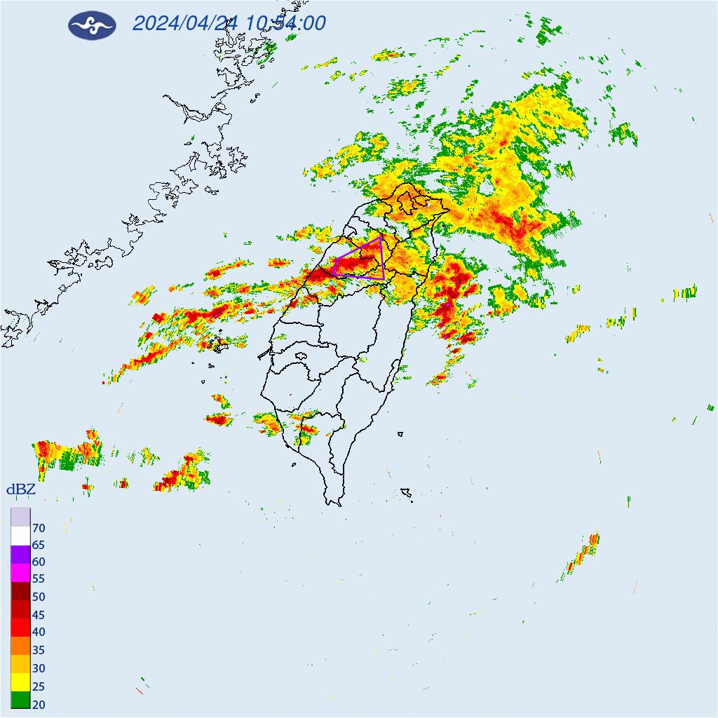 快新聞/記得帶傘!大雷雨轟3縣市 警戒區域出爐