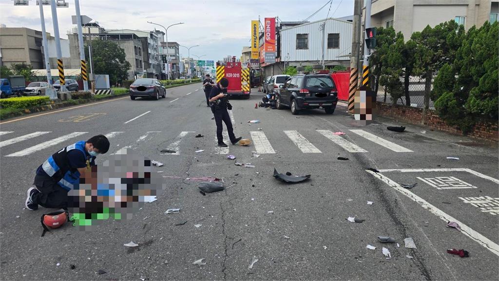 快新聞/碰!台南清晨驚傳重大車禍 2女遭汽車撞飛無生命跡象