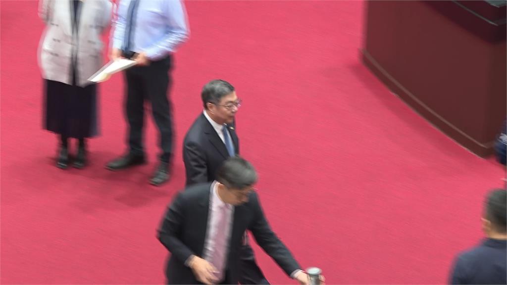 卓榮泰赴立院施政報告! 喊話韓、江:沒有國 哪有黨?