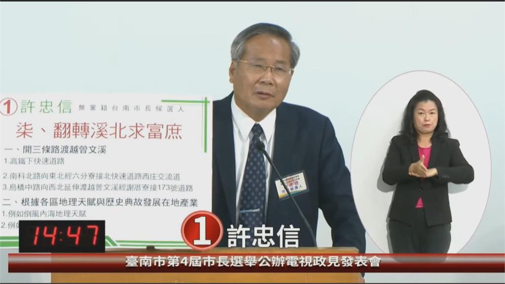 台南第二場政見發表　黃偉哲嘆「強碰魔獸沒人看」