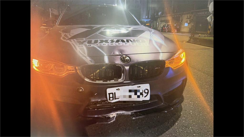 蘆竹改裝車高速飄移撞飛女騎士　下車竟「拆車牌」躲避查緝　