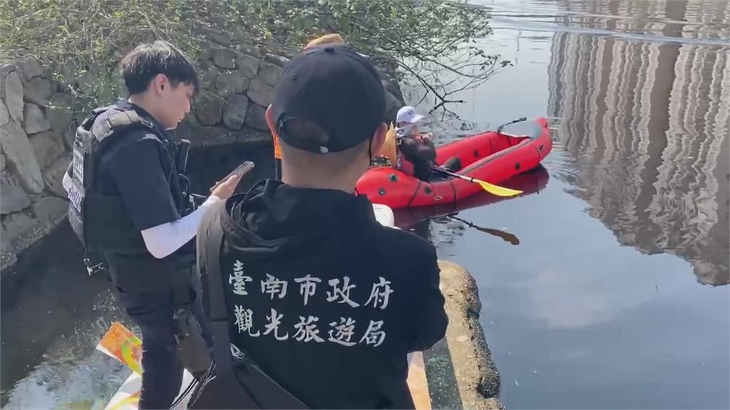 台南媽祖開運河百年巡禮　民眾「划獨木舟」跟隨遭開罰