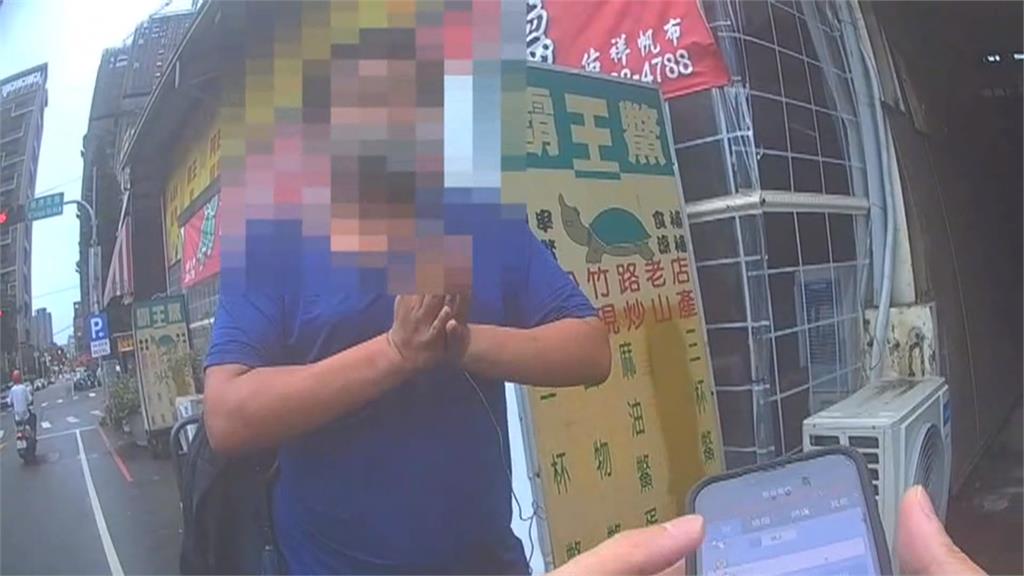 好眼熟！　難逃警察鷹眼　台中土地公廟前通緝犯落網