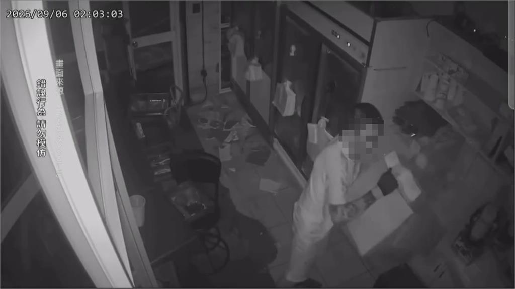 １個月竊１０店家！　屏東檳榔攤大盜　拆天花板.挖牆壁入內行竊