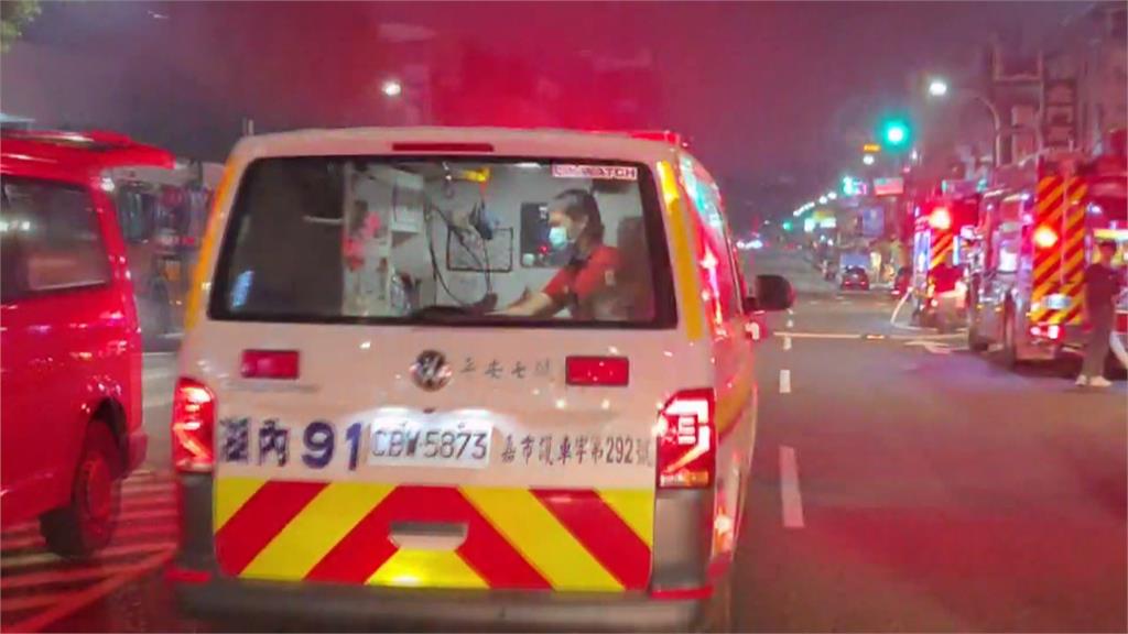 嘉義市東區透天民宅大火　一家三口命喪火窟