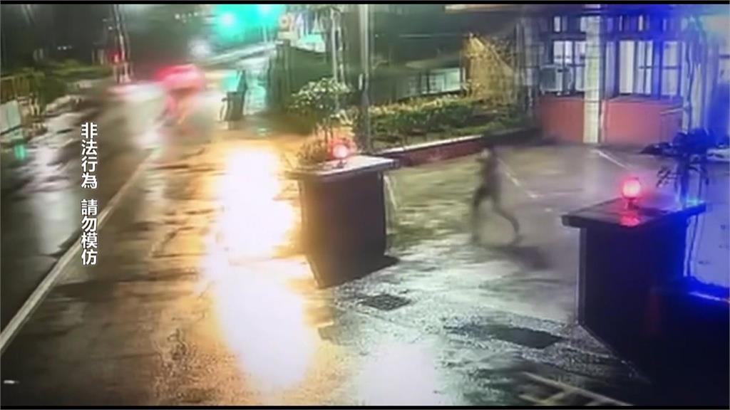 開車衝八堵警所釀警1殉職1傷 嫌犯闖鐵軌被撞亡動機石沉大海