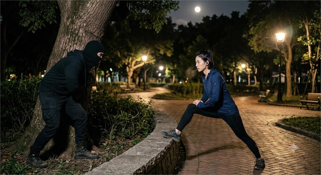頭套男深夜見女運動秒貼近「脫褲DIY」！洩慾完跟蹤回家「站樓下死盯」結局曝