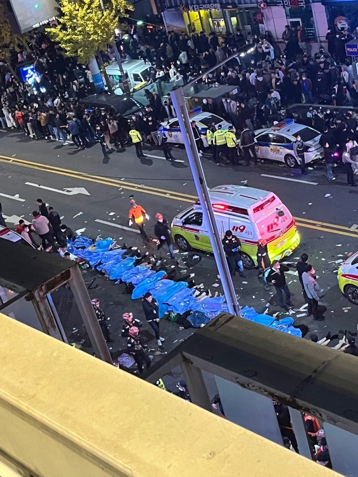 南韓梨泰院驚傳「踩踏事故」 已釀59死、150傷