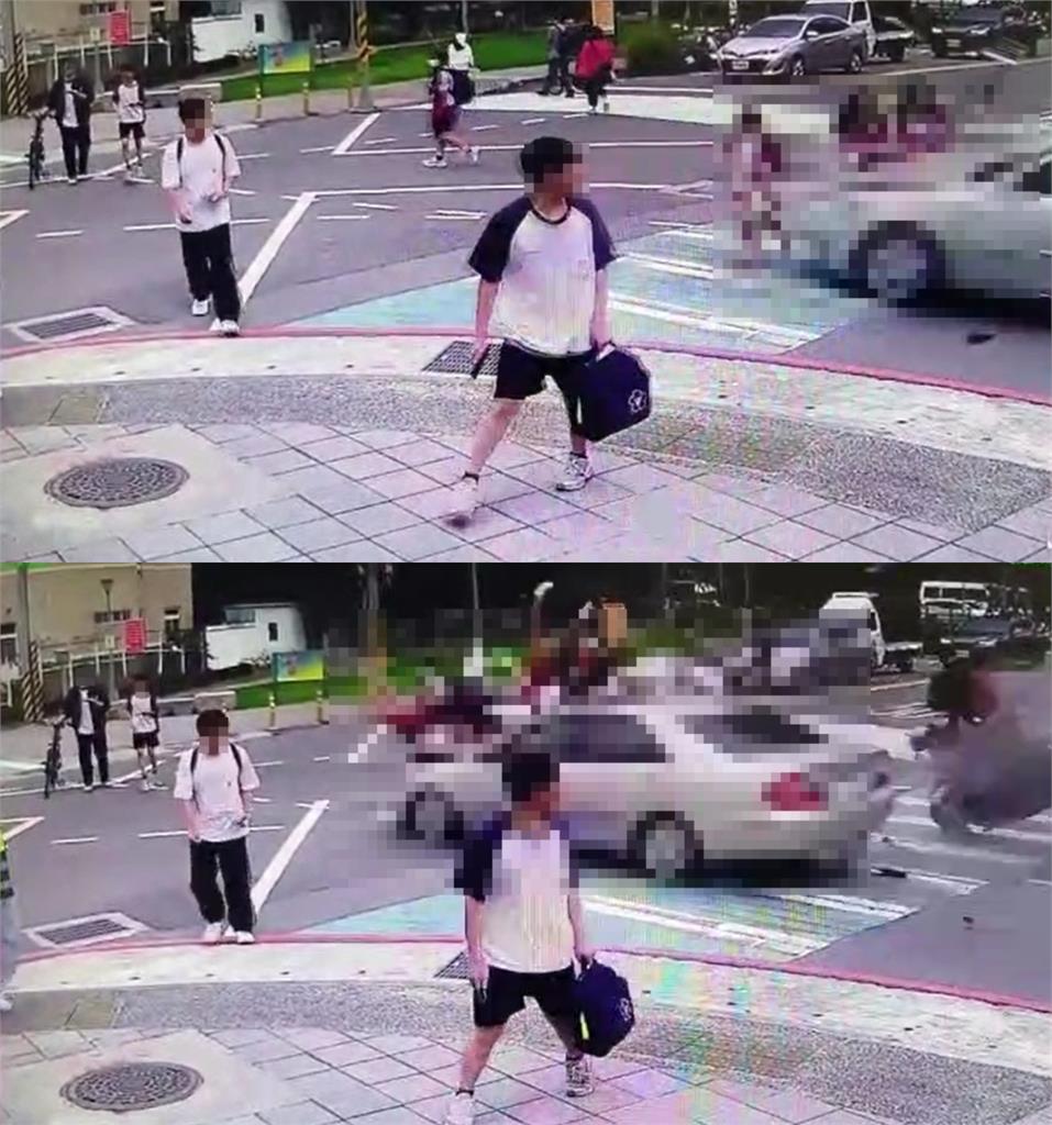 三峽車禍釀3死!女學生站路中「與死神擦肩而過」:再走一步就被撞上去