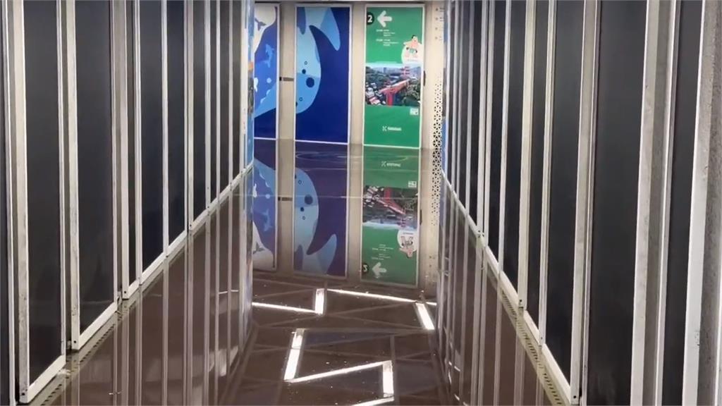 基隆天晴竟淹水！愛三路地下道淹　童子瑋批「怎麼又淹水」？