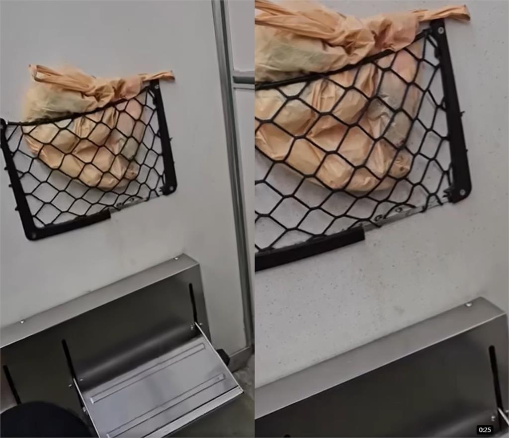 荒謬！台鐵置物網「打結塑膠袋竟放鳥」　乘客嚇壞急通報…網轟：太缺德