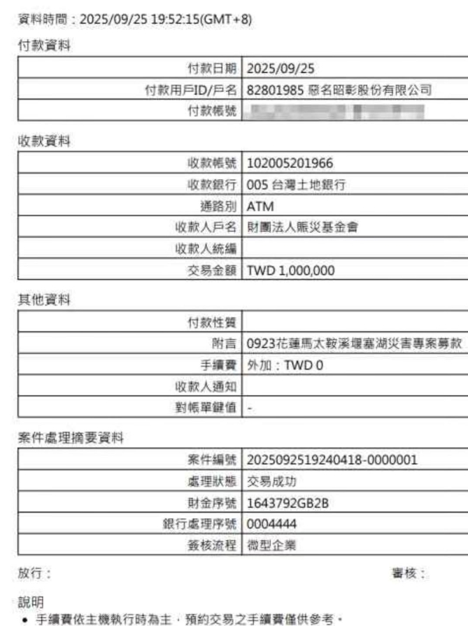 館長捐300萬助花蓮洪災！感謝「14億中國同袍」：讓我有額外力量拿出這筆錢