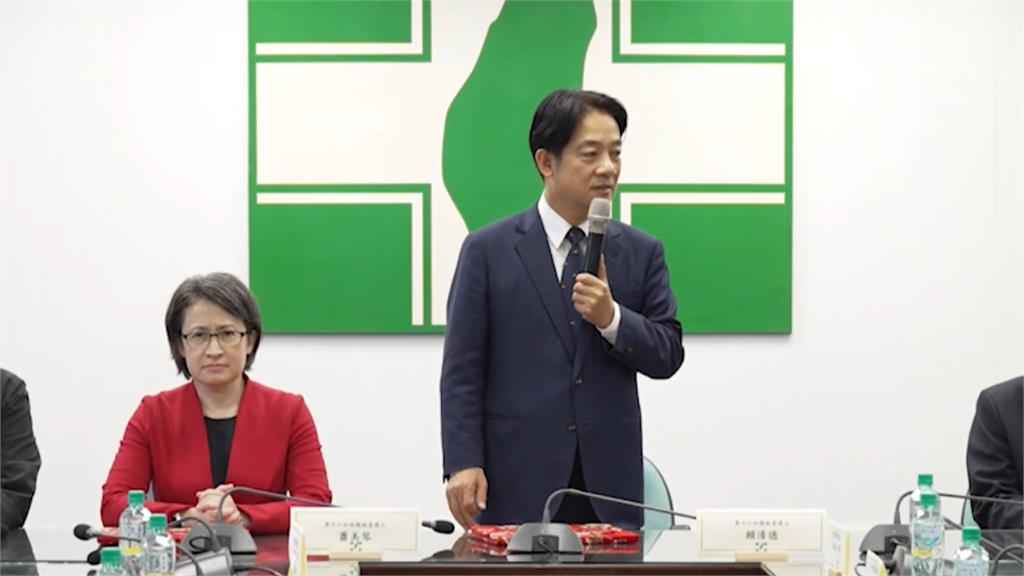中選會赴黨中央致當選證書 賴:將組清廉勤政愛鄉土政府