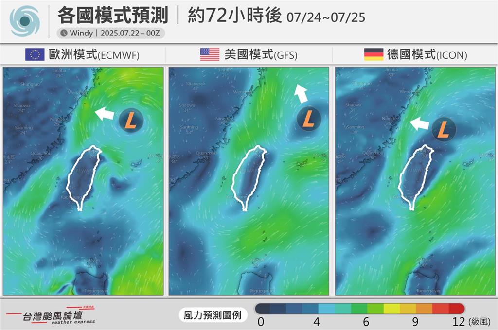 準颱風范斯高「最新模擬路徑」曝光!粉專警示「這2地」恐遭狠掃:雨襲機率高