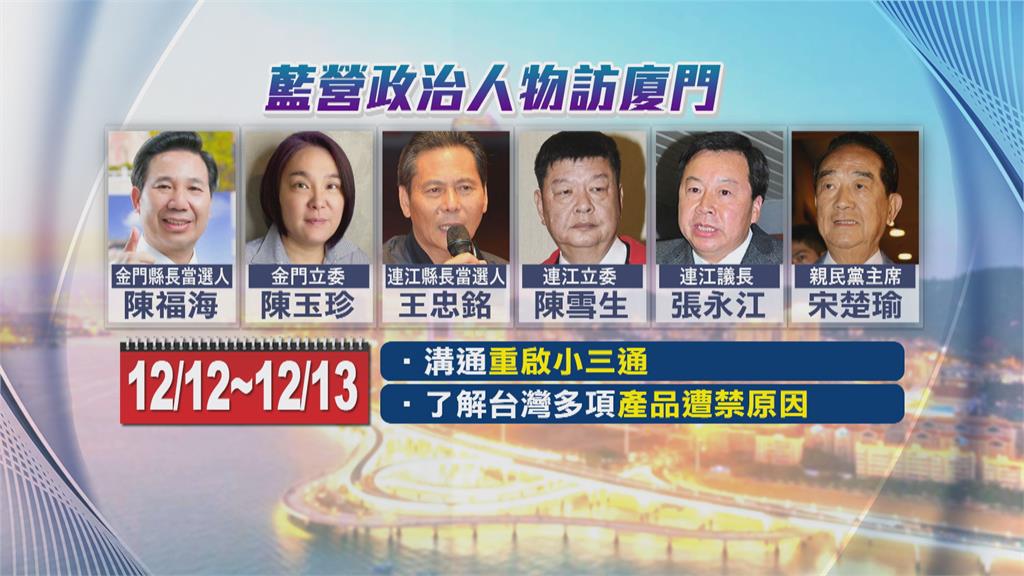 兩岸小三通重啟有望？　王必勝率團前進金門