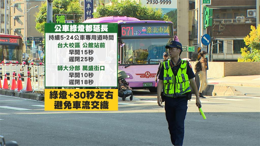 通勤潮！公館圓環開拆後首上班日　加派警力、義交指揮交通力保順暢