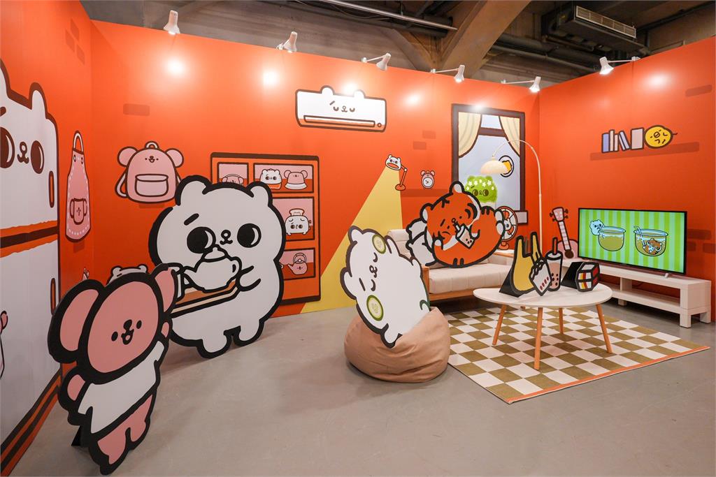快新聞/不輸日韓IP!「爽爽貓」台北華山開展 曾沛慈現身力挺