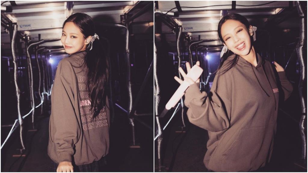 演唱會爆意外!Jennie疑耳機漏電「痛到彎腰」 5秒畫面曝光