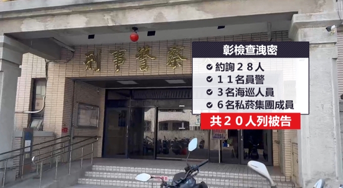 彰檢辦海巡洩密案20人列被告! 2海巡偵查員遭聲押禁見