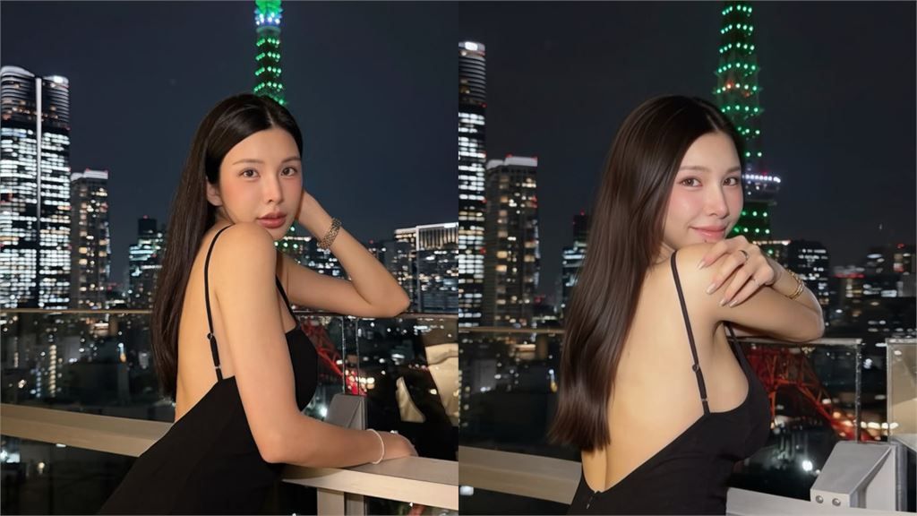 國光女神曬赴日「低胸戰袍」照！被擔心「奶奶」笑喊：讓我解放一下