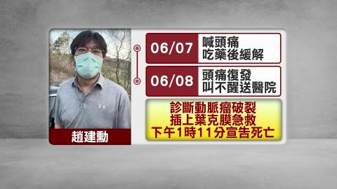 快新聞／扁友人：「這件事」導致趙建銘性格大變　是壓倒婚姻的最後一根稻草