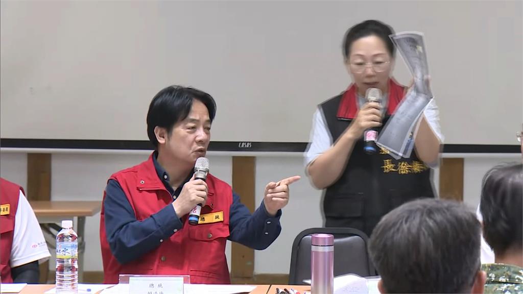 災民遞陳情書給徐榛蔚　徐卻甩鍋中央要總統過目