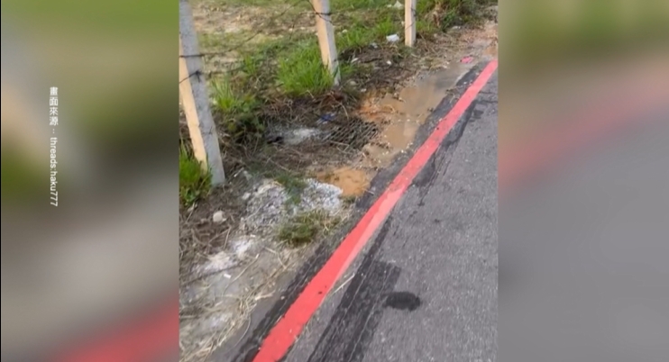 台中環保局垃圾車「廚餘倒水溝」　目擊民眾：誇張